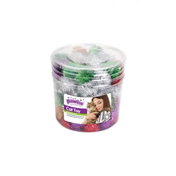 Pawise Jucarie Minge Pompom pentru Pisici 72 Buc