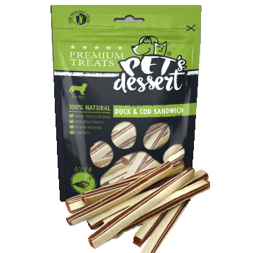 Pet s Desert Dog DuckCod Sandwich 80G LSD-14