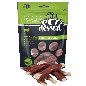 Pet s Desert Dog DuckCod Slice 80g LSD-12