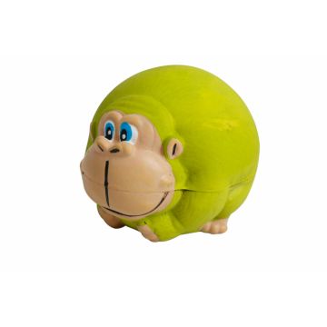 TOY1661 Jucarie urangutan din latex; Diametru 8.5 cm; Verde
