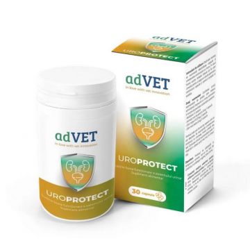 Uroprotect, Supliment pentru caini si pisici, 30 capsule