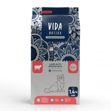 Vida Nativa Highlands Lamb with Brown Rice Adult Cat 1,4 kg