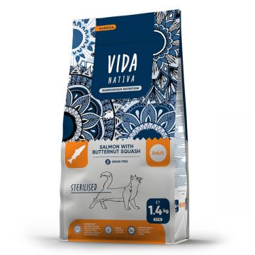 Vida Nativa Nordica Sterilised Salmon with Butternut Squash Adult Cat 1,4 kg