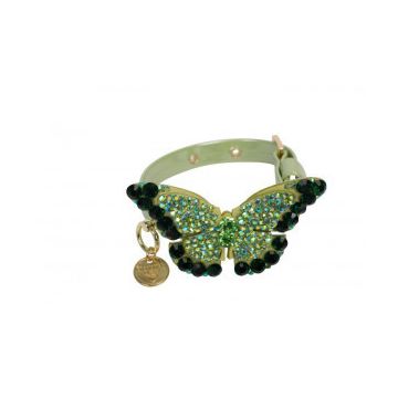 Zgarda Butterfly - 25cm - Verde