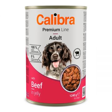 Calibra Dog Premium Can with Beef 1240 g