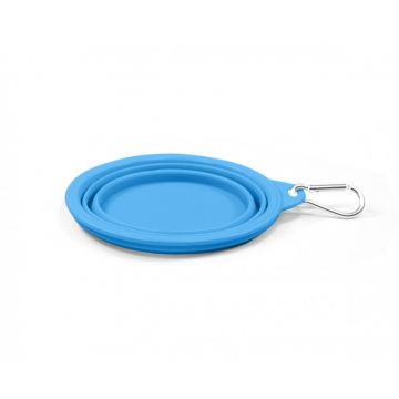 Castron pliabil, carabiniera - 1L - Albastru