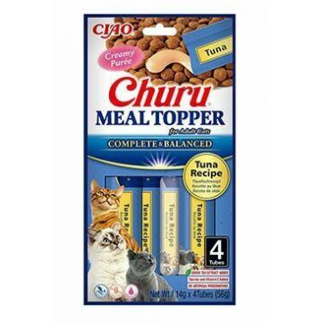 Churu Meal Topper Recompensa Cremoasa Reteta Ton 4 buc