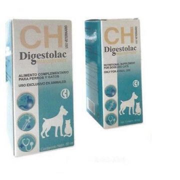 Digestolac - Supliment nutritiv pentru caini si pisici - 60ml