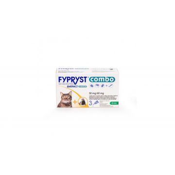 Fypryst Combo Cat 50 mg, Cutie cu 3 Pipete