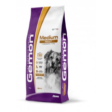 Gemon Adult Mediu - Hrana uscata completa - Pui si Orez - 15kg