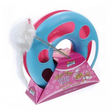 Jucarie Circuit de Joaca cu Soarece Pentru Pisici Soleilo 24 cm