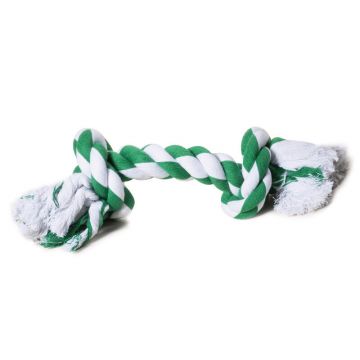 Jucarie franghie bumbac mentolata - (L-25cm) - 2 noduri