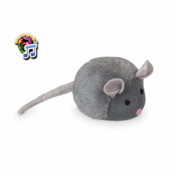 Jucarie Pentru Pisici Soarece Cu Sunet, 15 Cm