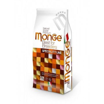 Monge Breeder Natural Superpremium Adult All Breeds - Miel si Orez - 15kg