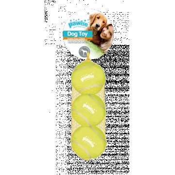 Pawise Jucarie Set 3 Mingi de Tenis
