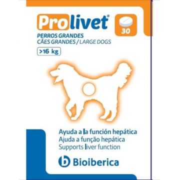 Prolivet, Supliment nutritional pentru sustinerea functiei hepatice la caini de talie mare, peste 16 kg, 30 tablete