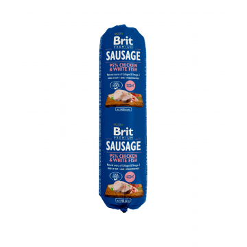 Salam Brit cu Pui si Peste Alb, Pachet 4 X 800 g