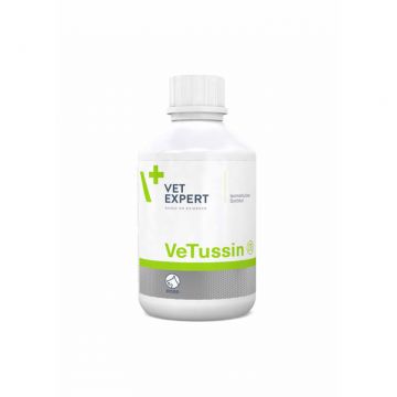 Sirop anti-tusiv pentru caini Vet Expert Vetussin, 100 ml