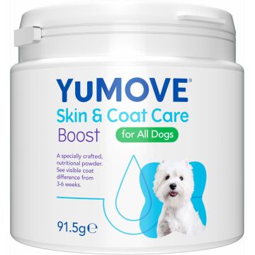 YuMove Skin & Coat, Stimulator de crestere a parului si balsam pentru caini, 91.5 gr