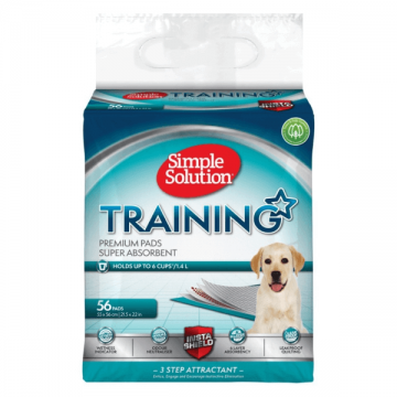 Covorase absorbante pentru caini Simple Solution Puppy 56 bucati