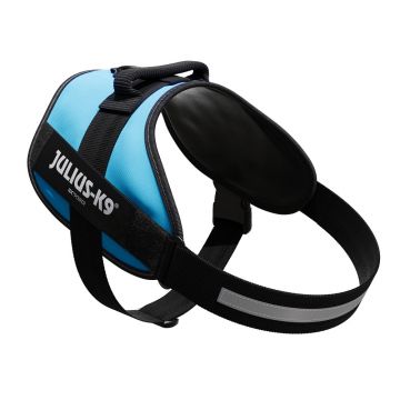 Ham JK9 IDC Power, aquamarine, reflectorizant, 82-115 cm, pentru caini cu greutate de 40-70 kg