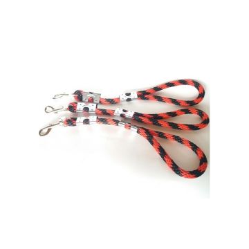 Lesa forta cordelina, diverse culori, pentru caini de talie mare, lungime 40 cm, diametru 16 mm