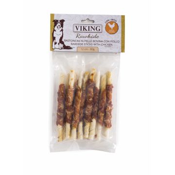 Recompense Viking Batoane Piele cu Pui 12 cm 10 buc