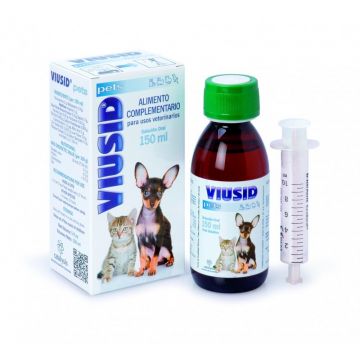 Viusid, Supliment imunostimulator pentru caini si pisici, 150 ml
