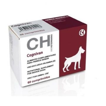 Cognivan Neuroprotec Senior - Supliment alimentar pentru caini seniori - Pachet 2 X 60 cpr