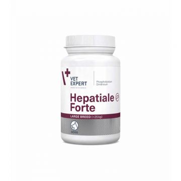 Supliment pentru caini cu afectiuni hepatice Vet Expert Hepatiale Forte Large Breed, 2 x 40 tablete