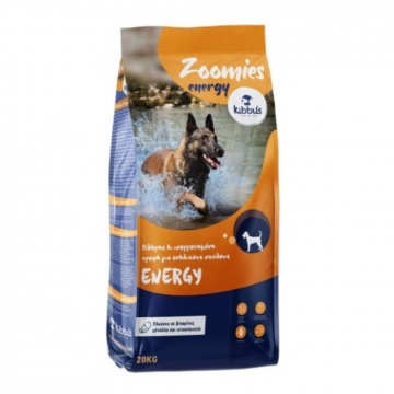 Hrana uscata pentru caini Kibbus Zoomies Adult Energy, 20kg
