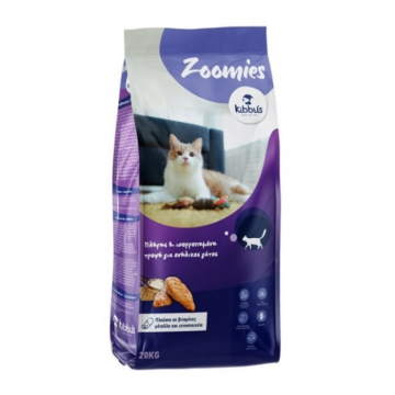 Hrana uscata pentru pisici Kibbus Zoomies, 20 kg