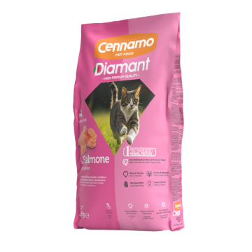 Hrana uscata pentru pisici Cennamo Diamant, Somon, 2kg