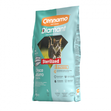 Hrana uscata pentru pisici Cennamo Diamant Steril, Peste, 2kg