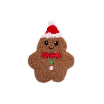 KONG Jucărie pt câini, Turtă dulce Mini Snuzzles ediţie de Crăciun, din pluş XS