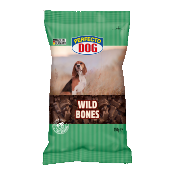 Recompense pentru caini Perfecto Dog, Mini os cu vanat, 150g