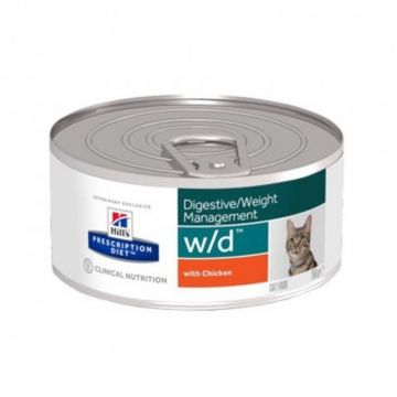 Hills PD Feline W D ,   Controlul Greutatii Conserva 156 g