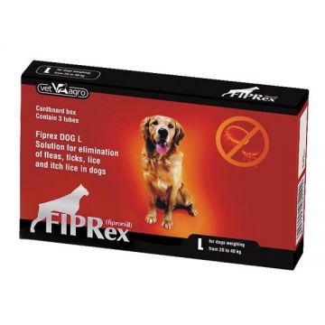 Fiprex 75 L (20-40 kg), 3 pipete