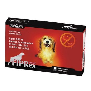 Fiprex 75 M (10-20 kg), 3 pipete