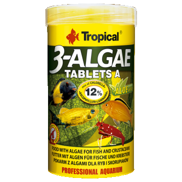 3-ALGAE TABLETS A Tropical Fish, 50ml/ 36g 3-ALGAE TABLETS A Tropical Fish, 50ml/ 36g