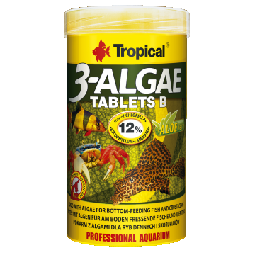 3-ALGAE TABLETS B Tropical Fish, 50ml/ 36g 3-ALGAE TABLETS B Tropical Fish, 50ml/ 36g