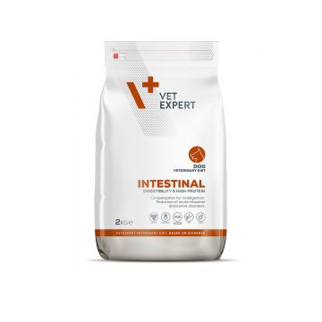 Dieta Veterinara INTESTINAL DOG 4T, VetExpert,  2 Kg