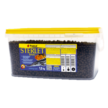 STERLET BASIC MARIME M  Tropical Fish, 5L/ 800g STERLET BASIC MARIME M  Tropical Fish, 5L/ 800g