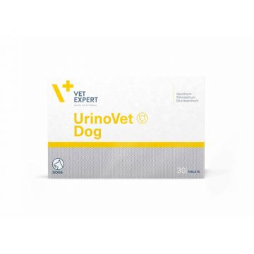Supliment alimentar pentru suportul functionarii normale a sistemului urinar la caini, Urinovet DOG, Vet Expert, 30 tablete