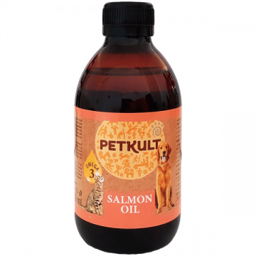 Ulei de somon pentru caini si pisici Petkult 300 ml