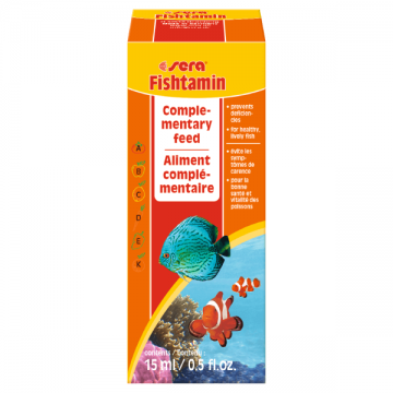 Vitamine pentru pesti Sera Fishtamin 15ml