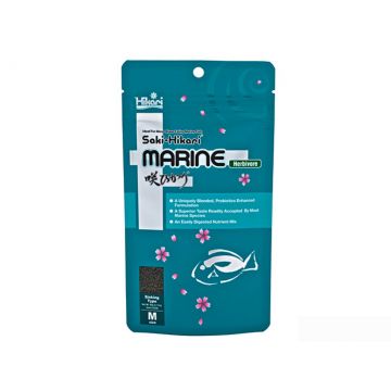 Prima hrana din lume pentru pestii marini imbunatatita cu probiotice HIKARI SAKI MARINE HERBIVORE SINKING M, 90g Prima hrana din lume pentru pestii marini imbunatatita cu probiotice HIKARI SAKI MARINE HERBIVORE SINKING M, 90g