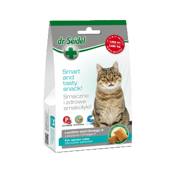 Snack pentru seniori, Dr. Seidel,  pentru pisici, 50 g