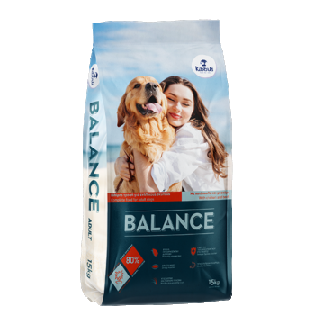 Hrana uscata pentru caini Kibbus Balance, Adult, Pui si vita, 15kg