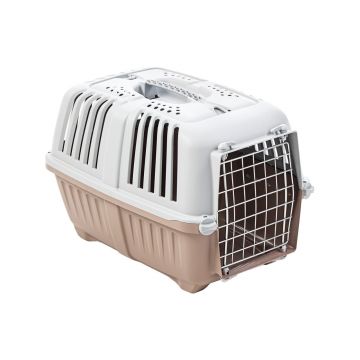 CUSCA TRANSPORT PENTRU CAINI SI PISICI MPS PRATIKO 1 METAL CIPRIA PINK 48x31x33(h)cm